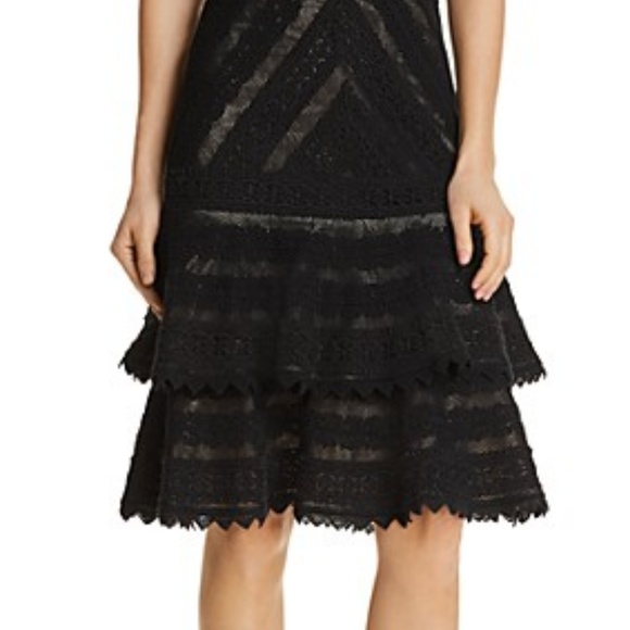 Alice and Olivia Azita Black Dress - like new - Picture 4 of 6